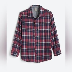 Rumi + Ryder The Classic Long Sleeve Reversible Woven Button-Up Shirt